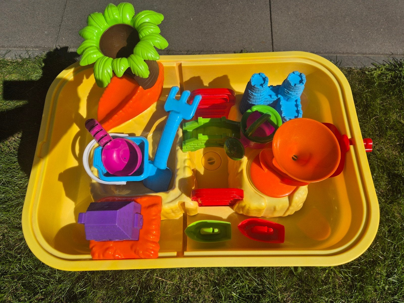 Zand- en watertafel compleet met accessoires, Ophalen, Gebruikt