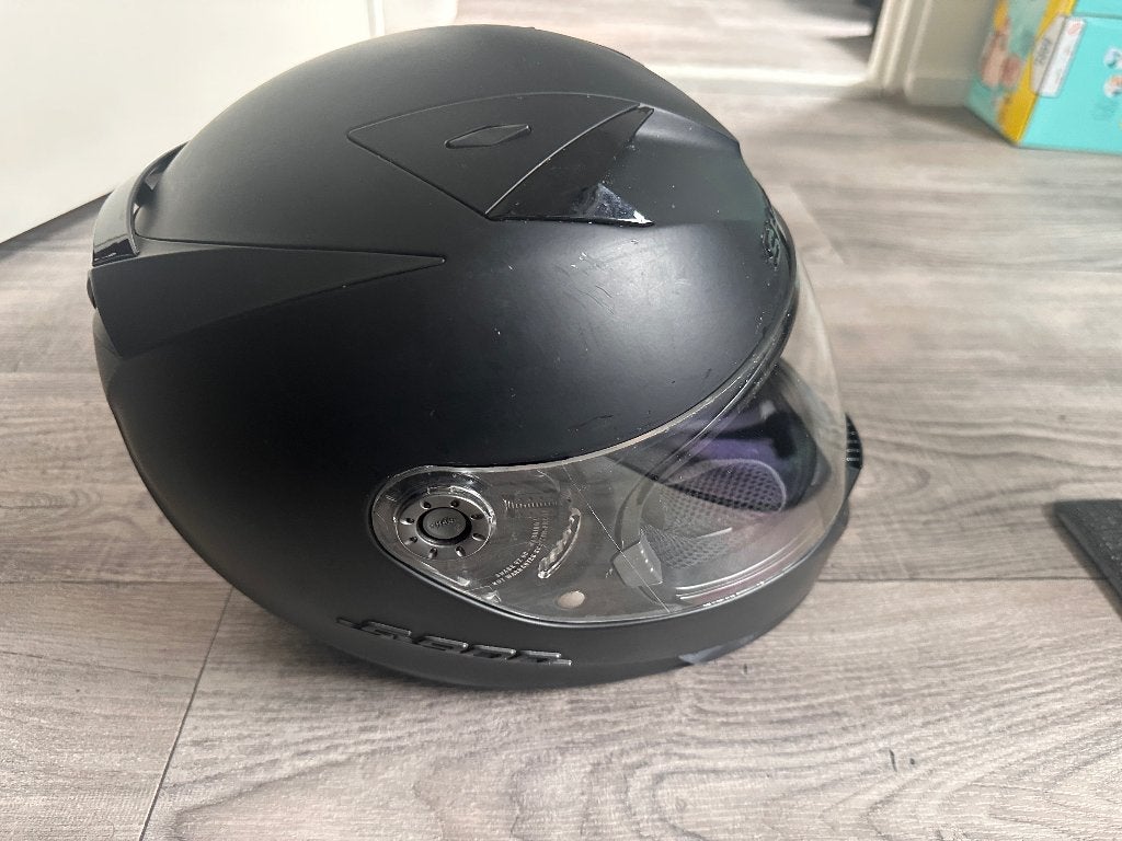 Zwarte motorhelm Shark, Ophalen, XS, Shark, Integraalhelm