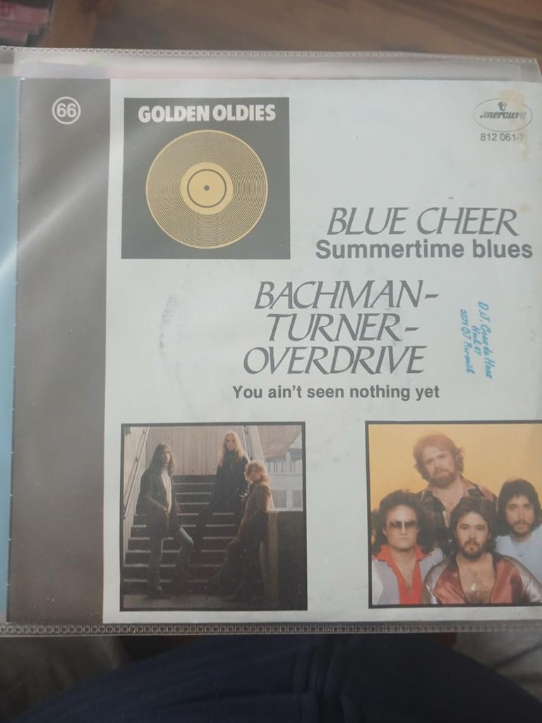 BLUE CHEER & BACHMAN TURNER OVERDRIVE GOLDEN OLDIES 66, Cd's en Dvd's, Vinyl Singles, Ophalen of Verzenden, Zo goed als nieuw