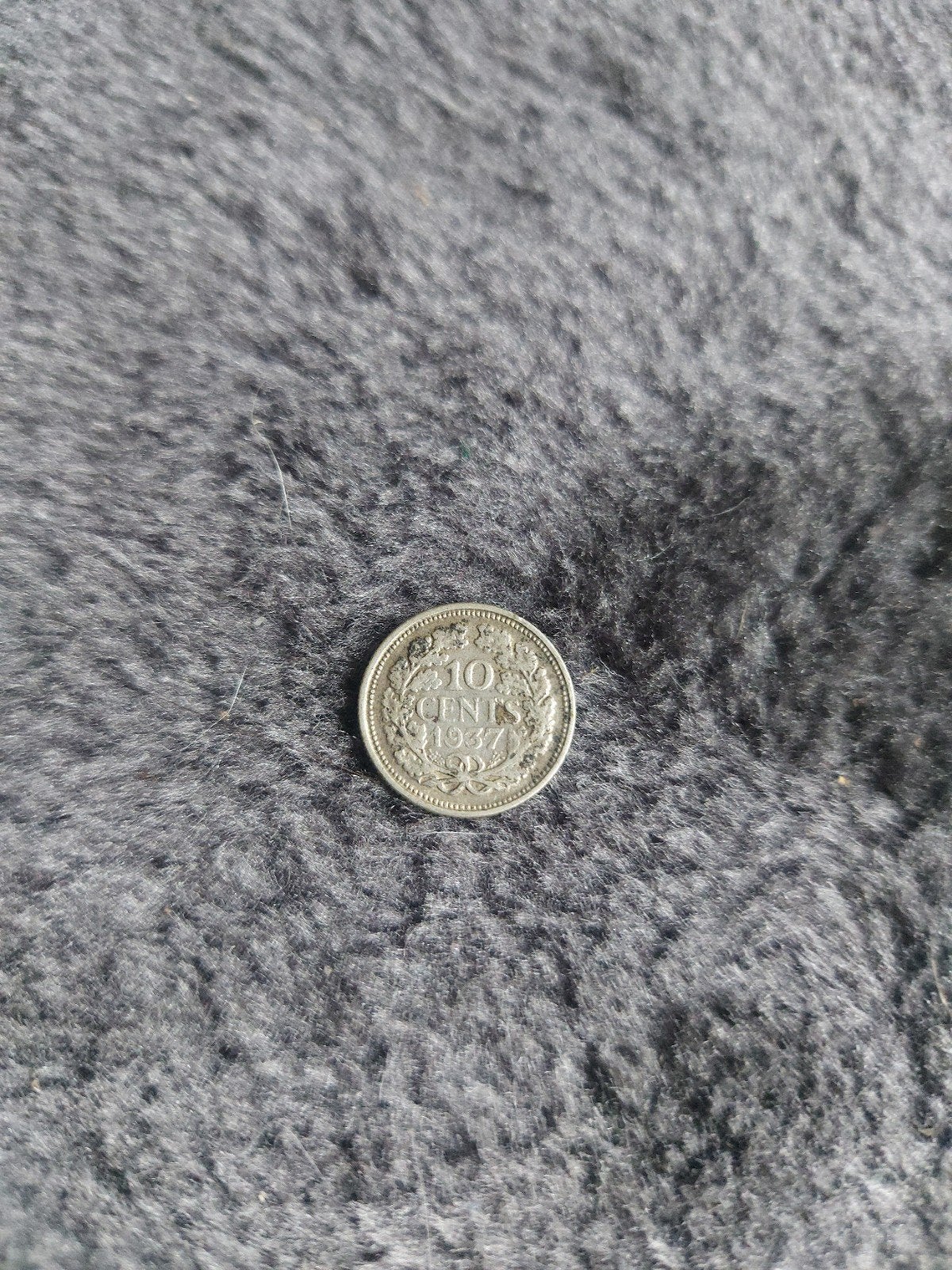 Zilveren 10 Cent Munt Koningin Wilhelmina 1937, Zilver, Ophalen of Verzenden, 10 cent, Koningin Wilhelmina