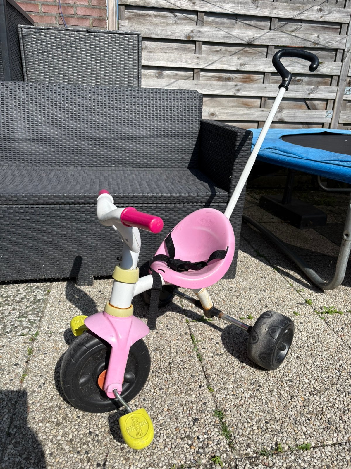 Kinder driewieler, Ophalen, Gebruikt, Duwstang