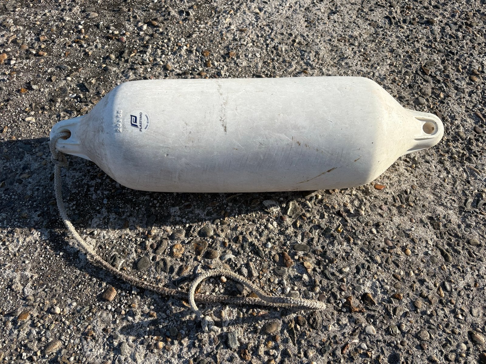 Plastimo stootwil 20x68 cm - Gebruikt, Ophalen of Verzenden, Gebruikt, Overige typen