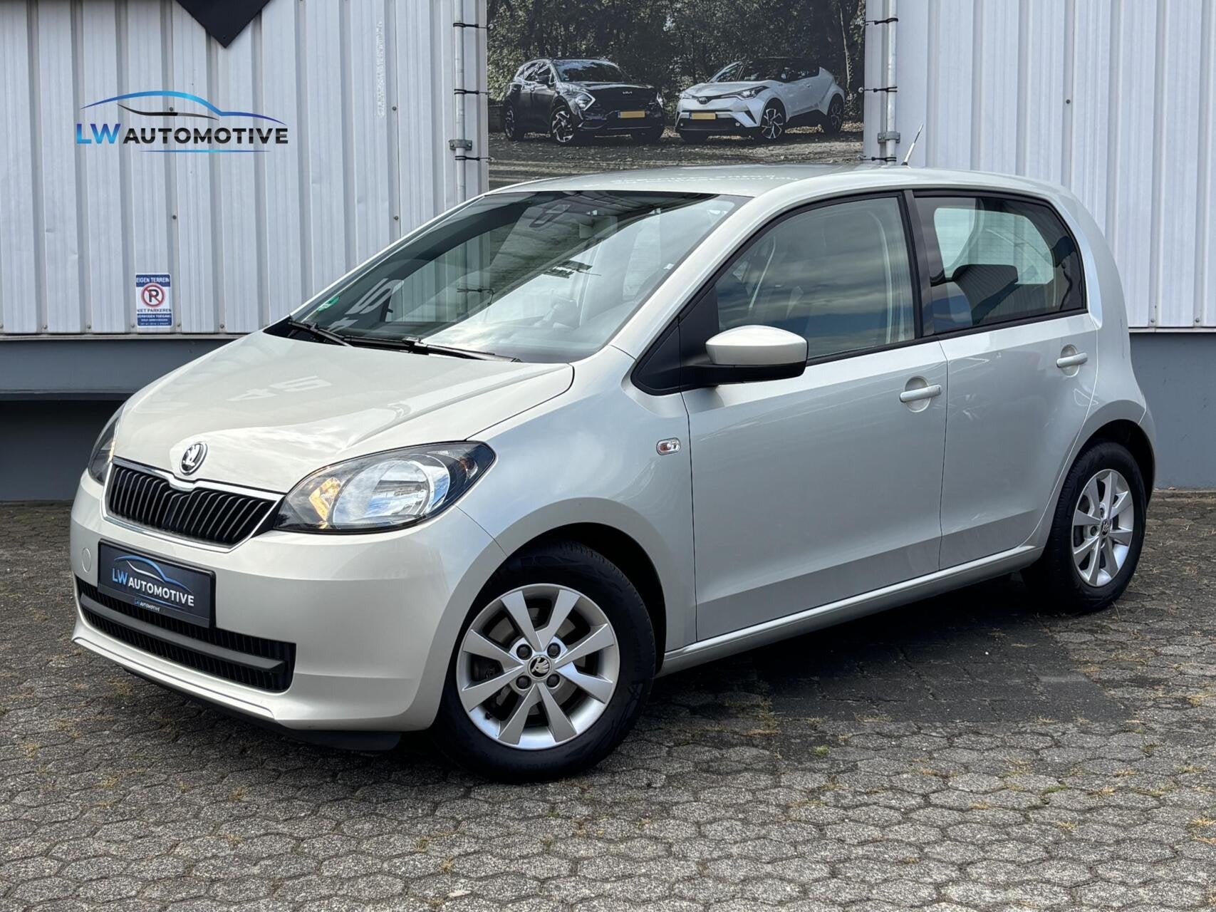 Skoda Citigo 1.0 Greentech Edition | Automaat | Navigatie |, Auto's, Euro 5, Stof, Gebruikt, Zwart