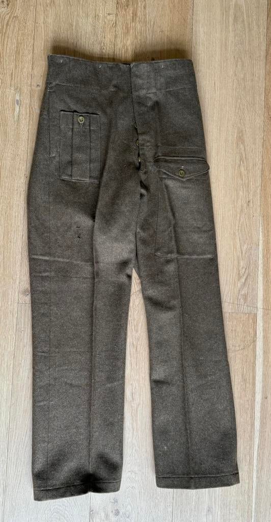 Engelse pattern 1940  Battledress Broek Gedateerd 1945, Verzenden, Zo goed als nieuw, Maat 38/40 (M), Lang