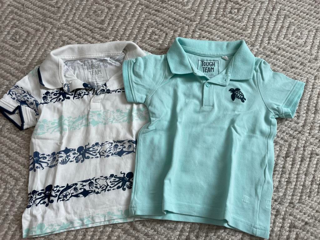 Matching setje polos maat 98 C&A, Ophalen of Verzenden, Nieuw, Jongen of Meisje, Shirt of Longsleeve