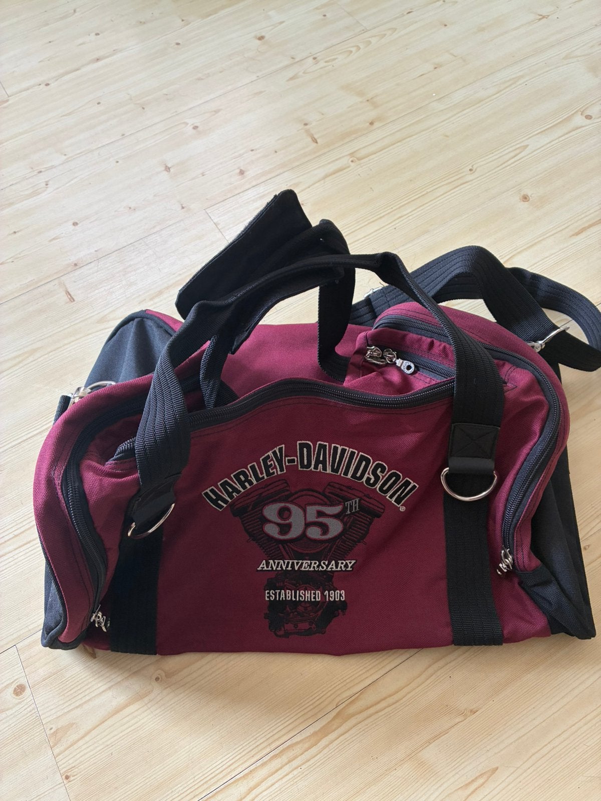 Harley Davidson duffel bag 95 year anniversary, Ophalen of Verzenden, Zo goed als nieuw
