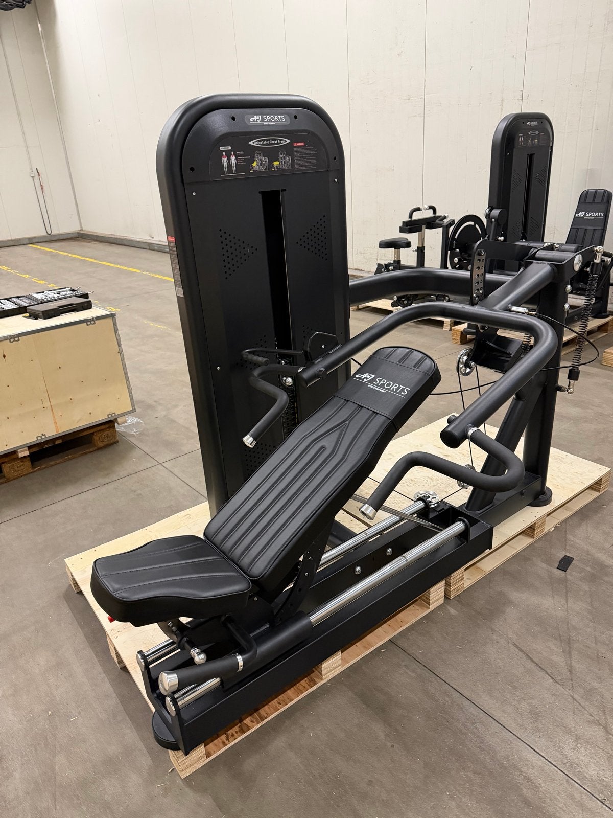 Chest Press / Shoulder Press Combi Machine, Ophalen, Krachtstation, Borst, Zo goed als nieuw