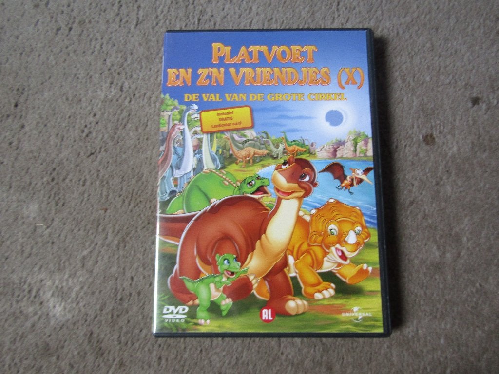 DVD: Platvoet en zijn vriendjes - De val van de grote cirkel, Europees, Gebruikt, Tekenfilm, Alle leeftijden