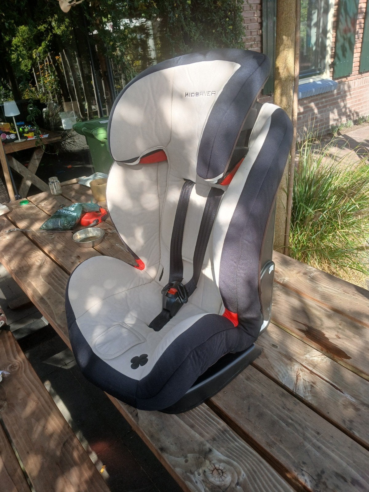 Kinderautostoel Kidsriver - Gebruikt maar in goede staat, Verstelbare rugleuning, 9 t/m 36 kg, Ophalen, Overige merken