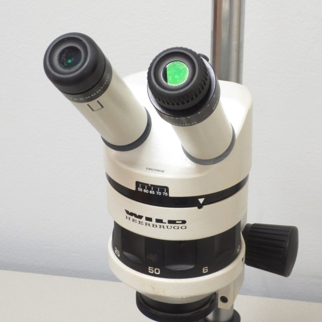WILD Heerbrugg M5A Stereo Microscoop, Audio, Tv en Foto, Ophalen of Verzenden, Gebruikt, Minder dan 400x, Stereomicroscoop