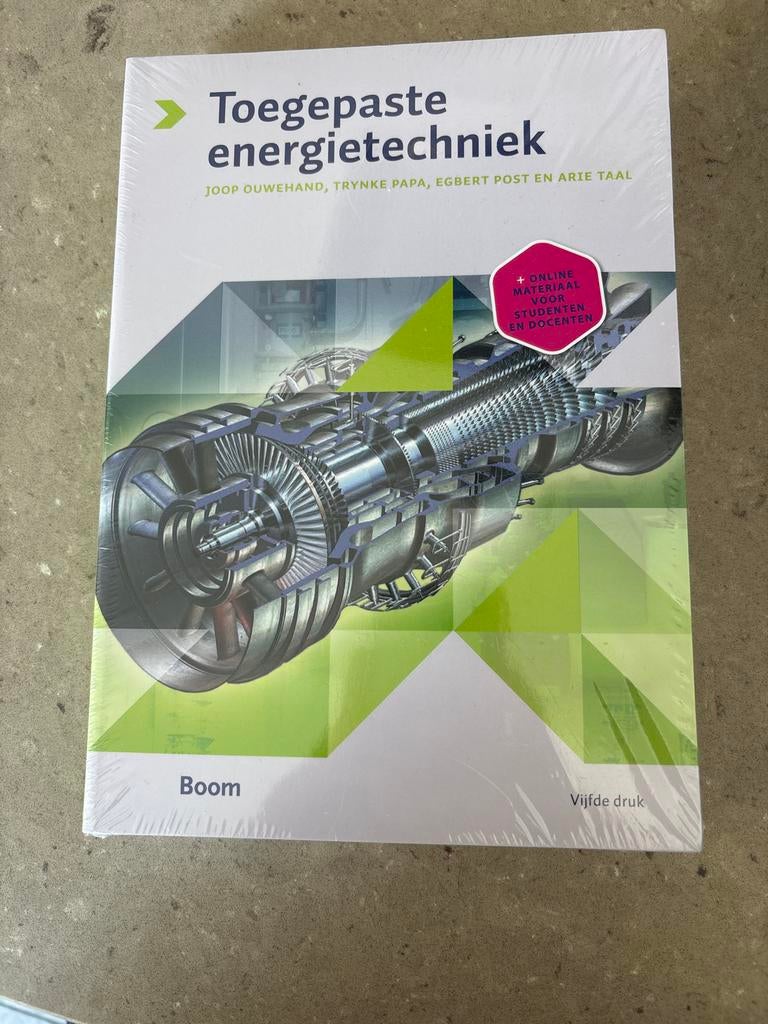 Toegepaste energietechniek - Joop Ouwehand e.a. (5e druk), Ophalen of Verzenden, Nieuw, Werktuigbouwkunde