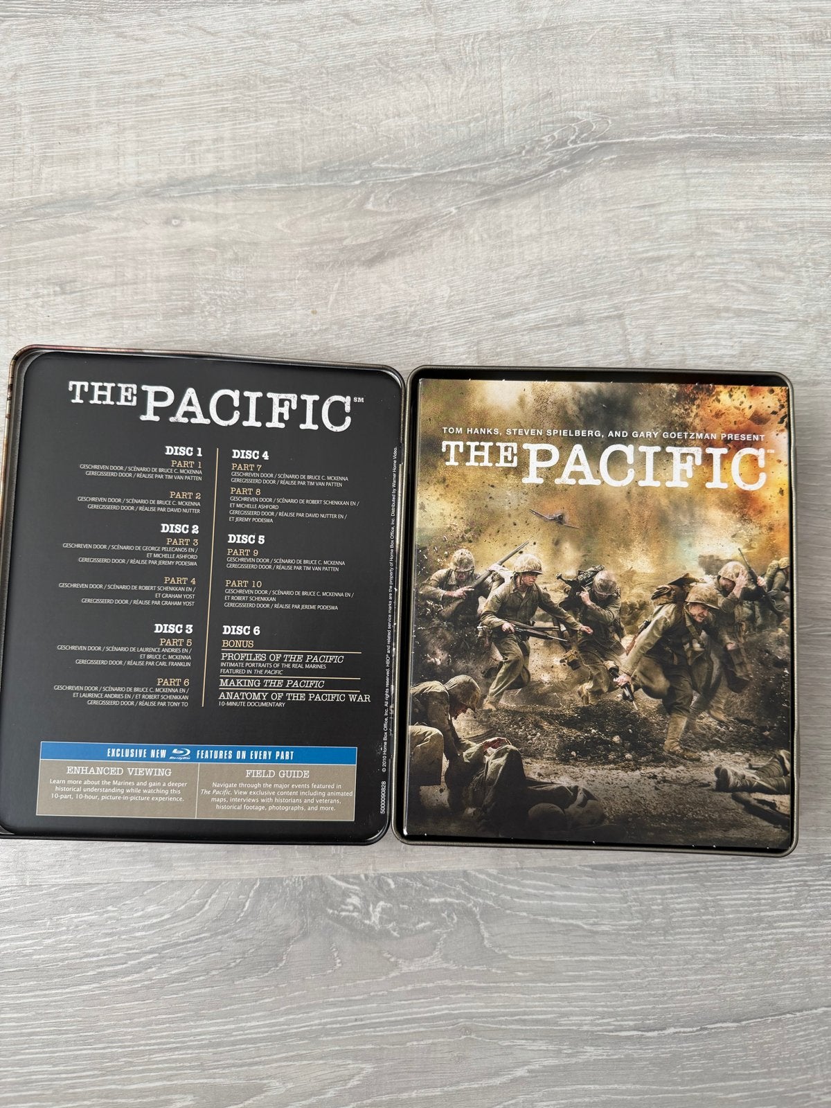 The Pacific - Steelbook Special Edition Blu-ray, Cd's en Dvd's, Blu-ray, Engels, Vanaf 16 jaar, Nederlands, Boxset