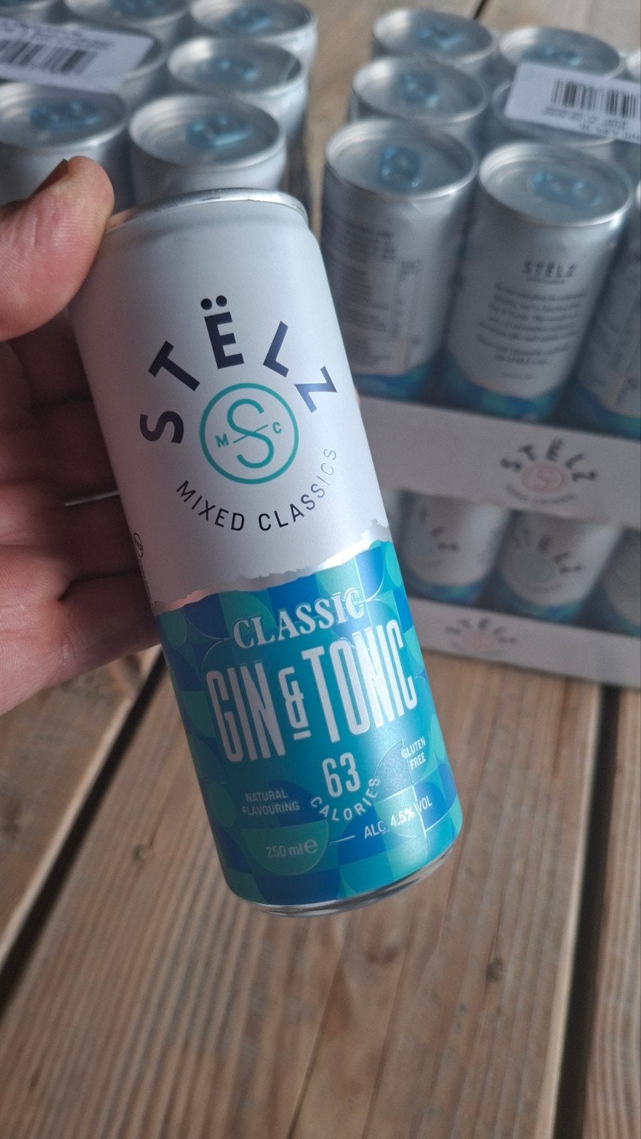 132 blikken Stelz Gin & Tonic. Stëlz Prijs = incl statiegeld, Ophalen of Verzenden