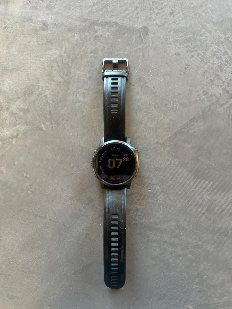 Garmin fenix 6s pro, Ophalen of Verzenden, Gebruikt, Zwart, Android