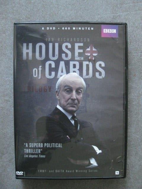 HOUSE OF CARDS - TRILOGY -BBC 3 x 220 minuten in 6-DVD BOX, Alle leeftijden, Ophalen, Zo goed als nieuw, Detective en Krimi