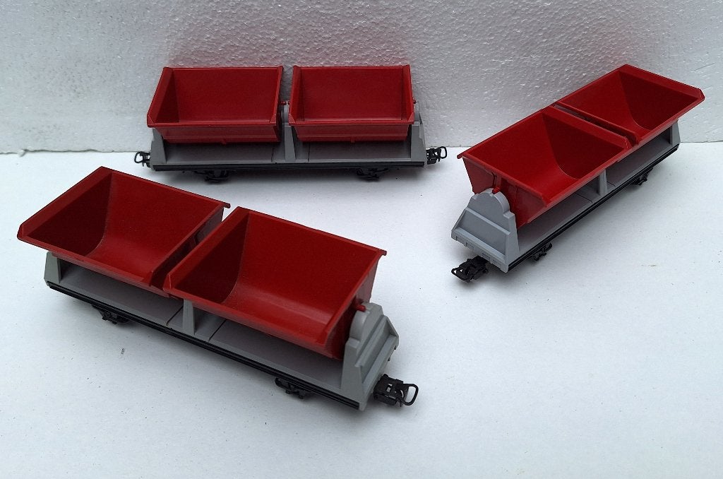 Märklin Minex 7 x 4459 Kiepwagen zeer goed, Wisselstroom, Gebruikt, Wagon, Ophalen of Verzenden