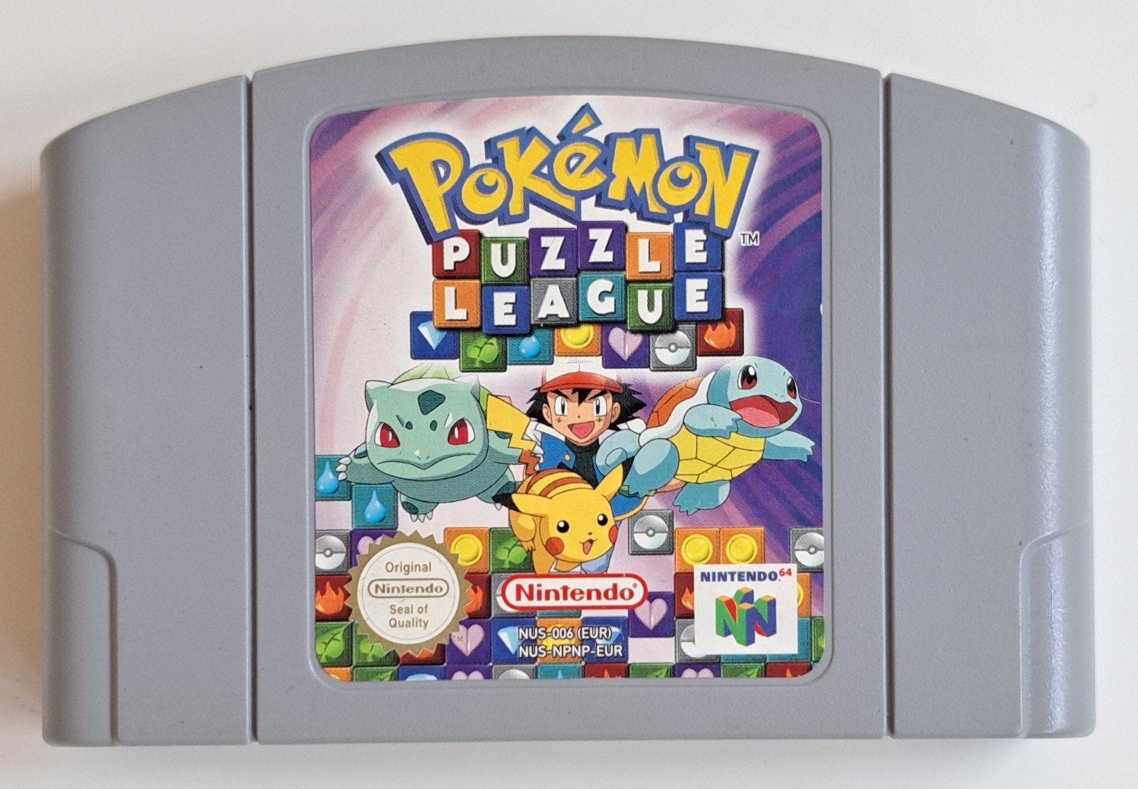 Pokémon Puzzle League | Nintendo 64 | N64 | PAL (EUR), 1 speler, Ophalen of Verzenden, Zo goed als nieuw, Vanaf 3 jaar