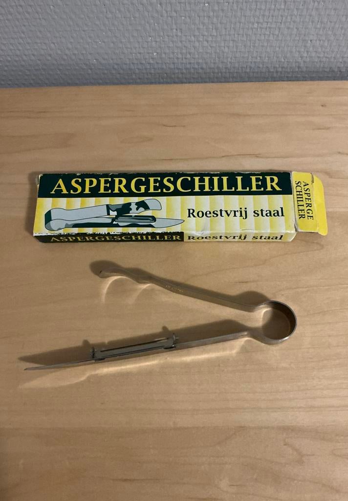 Aspergeschiller, aspergedunschiller apergemes roestvrijstaal, Huis en Inrichting, Keuken | Keukenbenodigdheden, Ophalen of Verzenden
