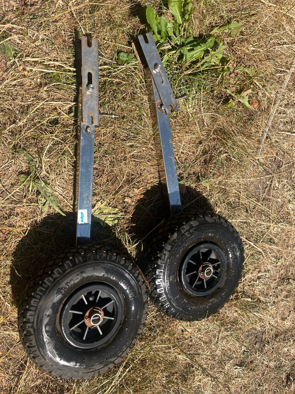 Alpa Equipment Opblaasbare Strandwielen voor Dinghy/Kano, Ophalen, Gebruikt, Overige typen