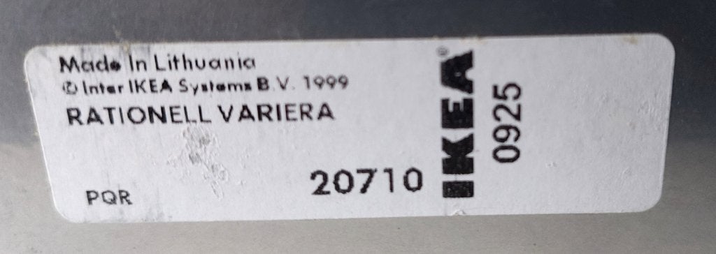 IKEA Rationell Variera uittrekbaar handdoekenrek, Handdoekenrek, Nieuw, Zilver, Ophalen