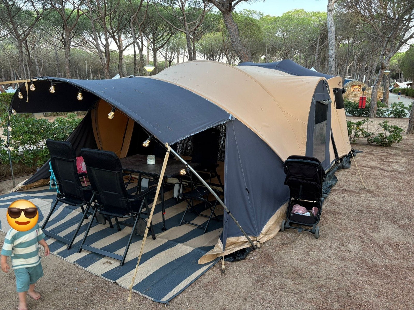 Cabanon Mercury EPS Deluxe vouwwagen️, Ophalen, Beige, Meer dan 6, Aanwezig