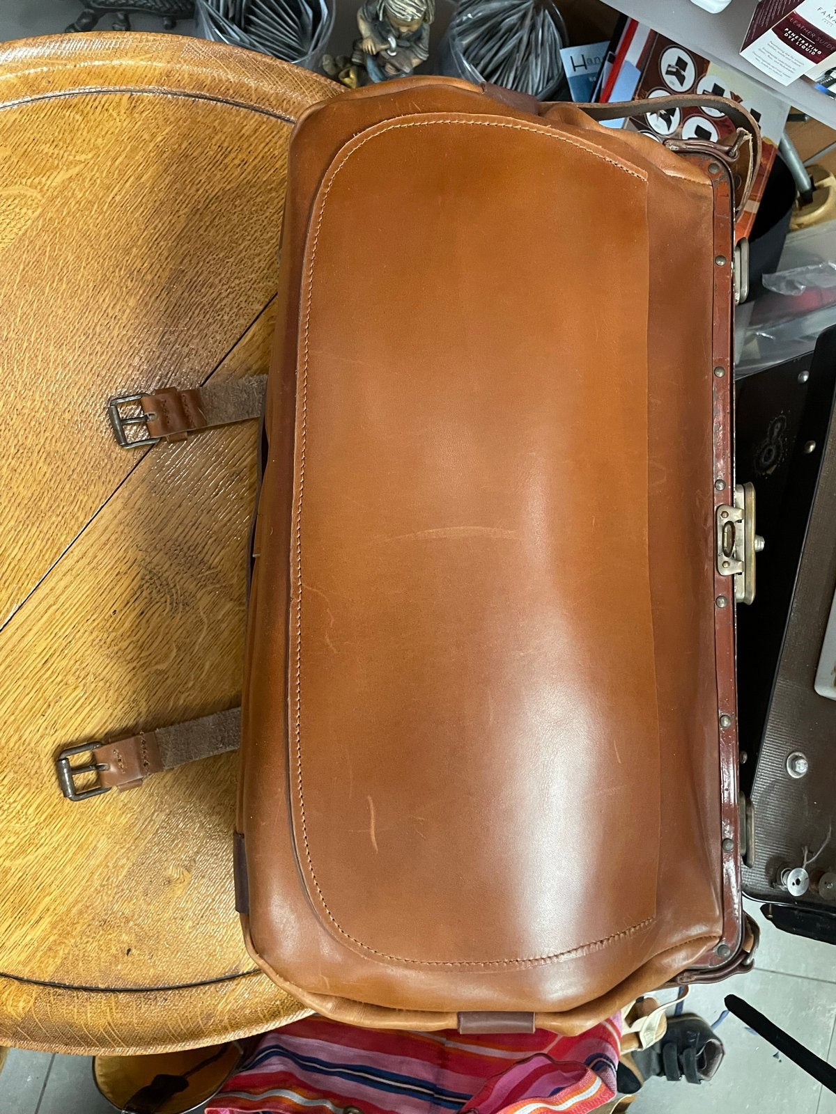 Mooie Leren Tas - Ideaal voor Werk en Dagelijks Gebruik, Ophalen of Verzenden, Gebruikt, Bruin, Overige typen