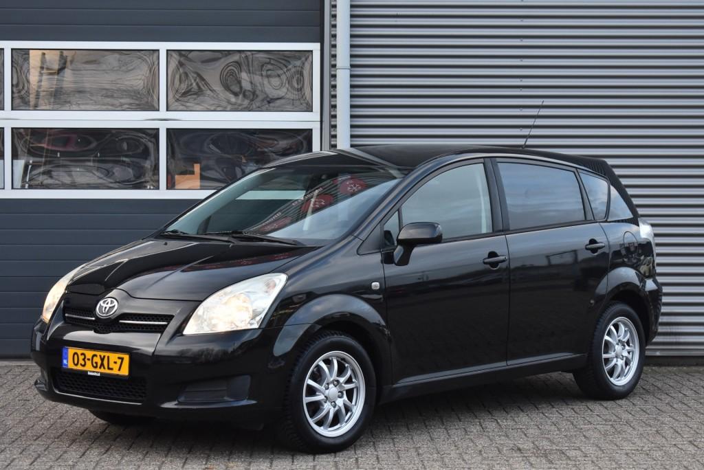 Toyota VERSO 100% ONDERHOUDEN / CRUISE CONTROLE / AIRCO/ NW, Auto's, 450 kg, Gebruikt, 4 cilinders, Zwart