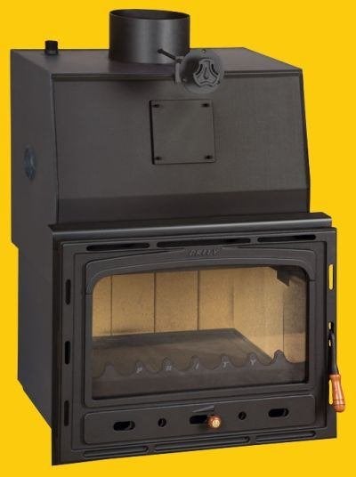 CV inbouwhaard met 28 kw cv vermogen, Huis en Inrichting, Info@houtencvkachel.nl, Prity, Hout, Nieuw