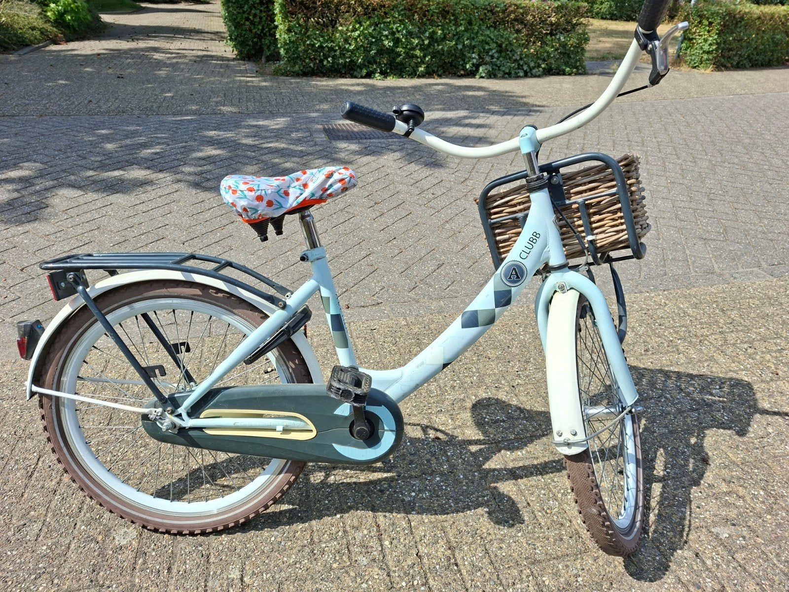 Kinderfiets 22 inch met mandje - Alpina Clubb, Ophalen, Gebruikt, 20 inch of meer