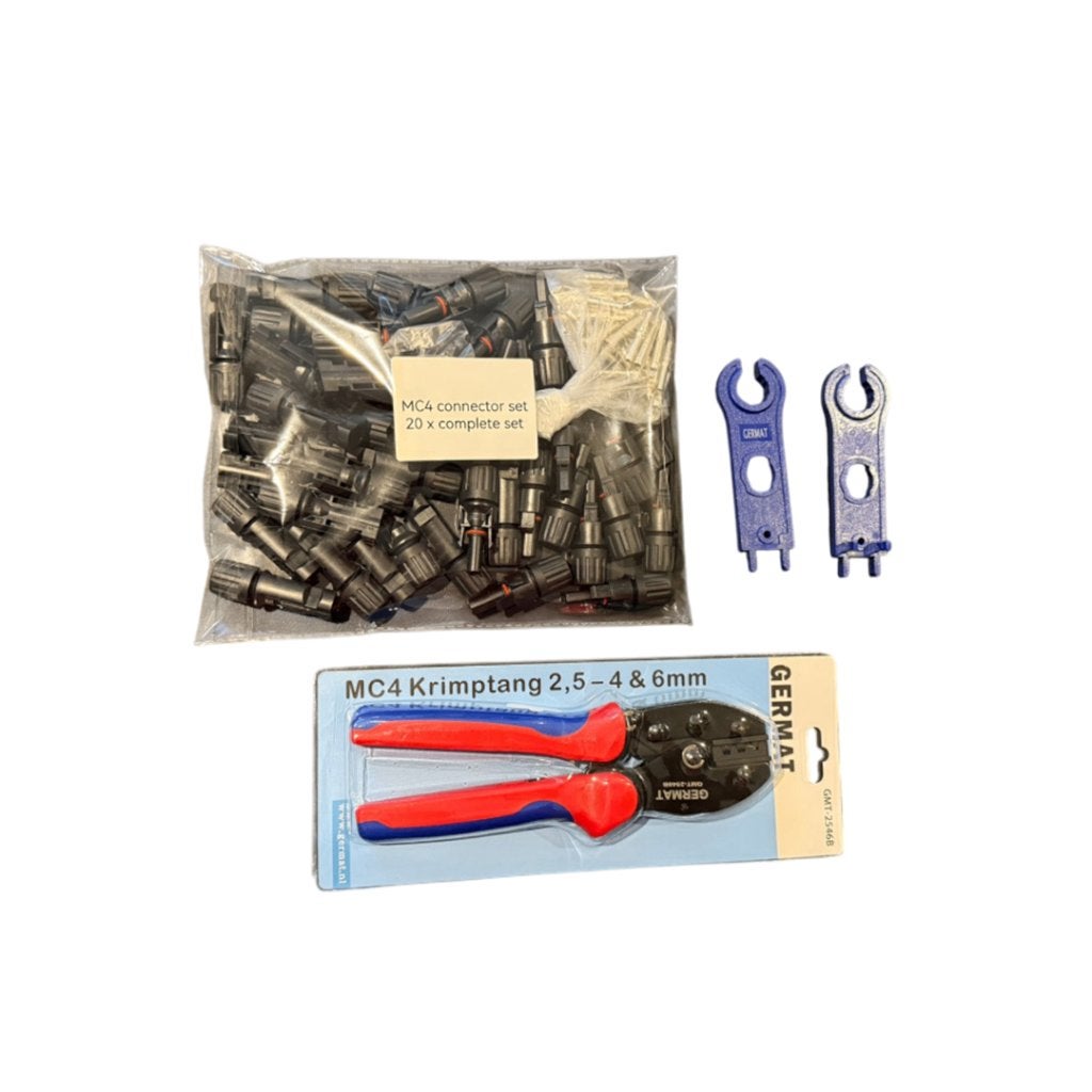 Germat MC4 Connector Set 10 stuks incl., Verzenden, Klantenservice@germat.nl, Gereedschap of Toebehoren, Nieuw
