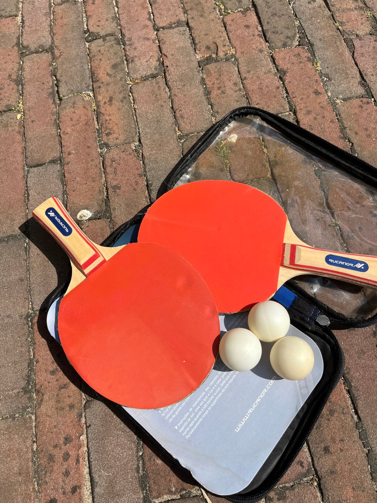 Tafeltennisbatjes Rucanor, Ophalen of Verzenden, Zo goed als nieuw, Overige typen