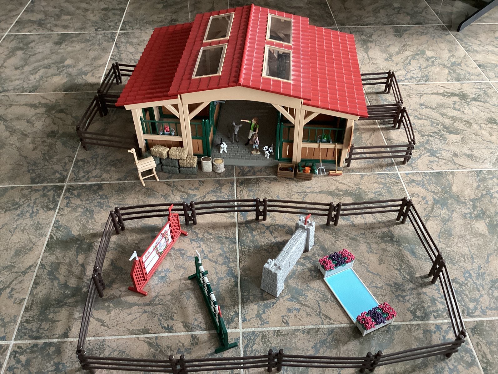 Schleich paardenmanege, Ophalen, Zo goed als nieuw