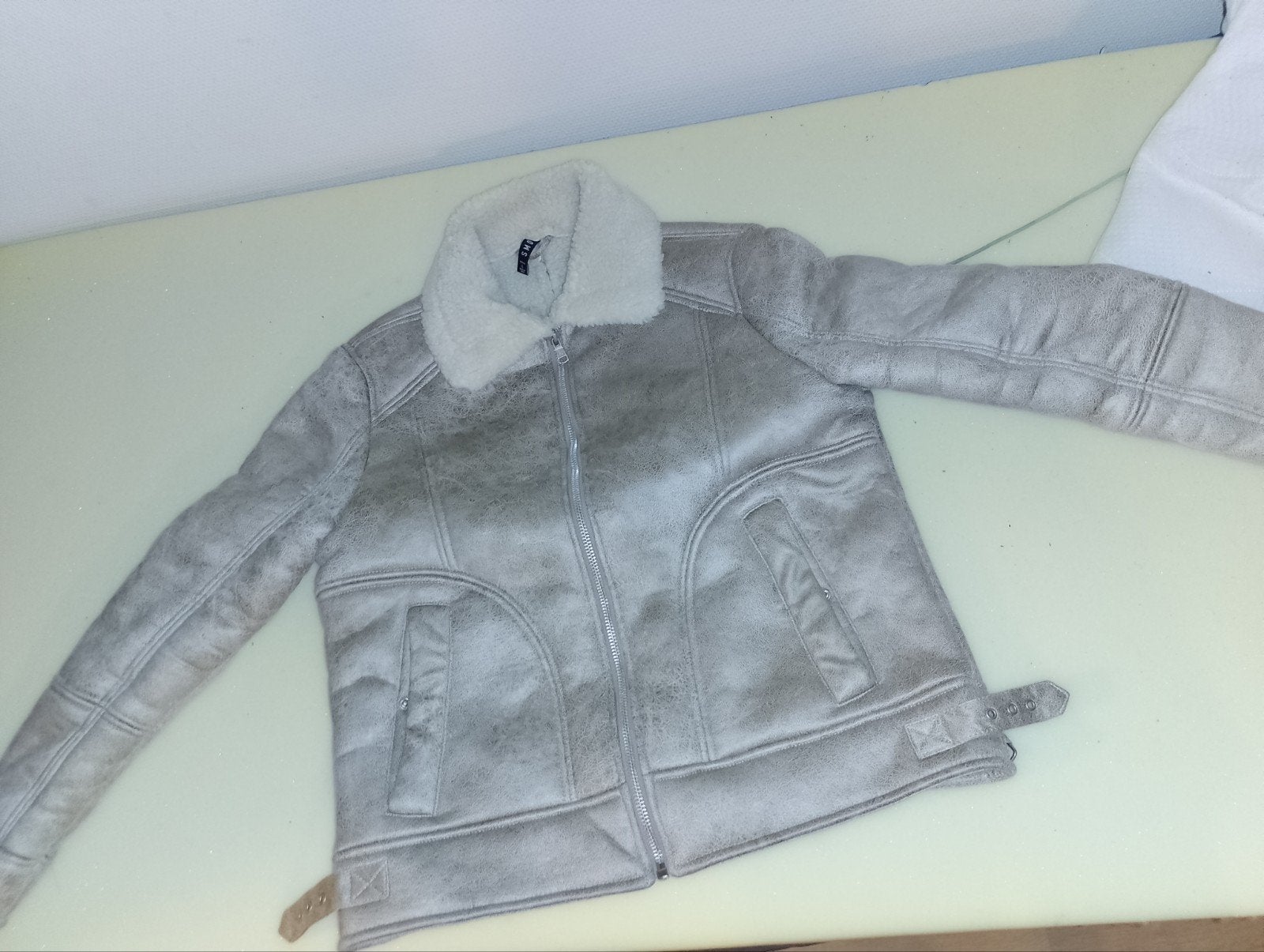 heren jas, Maat 52/54 (L), New Yorker, Wit, Ophalen of Verzenden