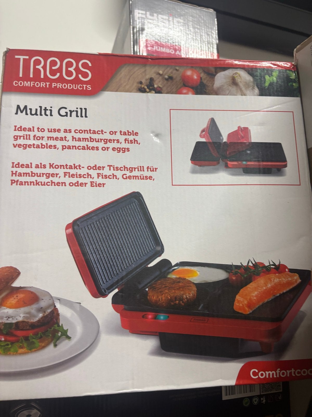 TREBS Multi Grill - grill llaat dubbel NIEUW, Witgoed en Apparatuur, Trebs, Nieuw, Ophalen of Verzenden, Trebs