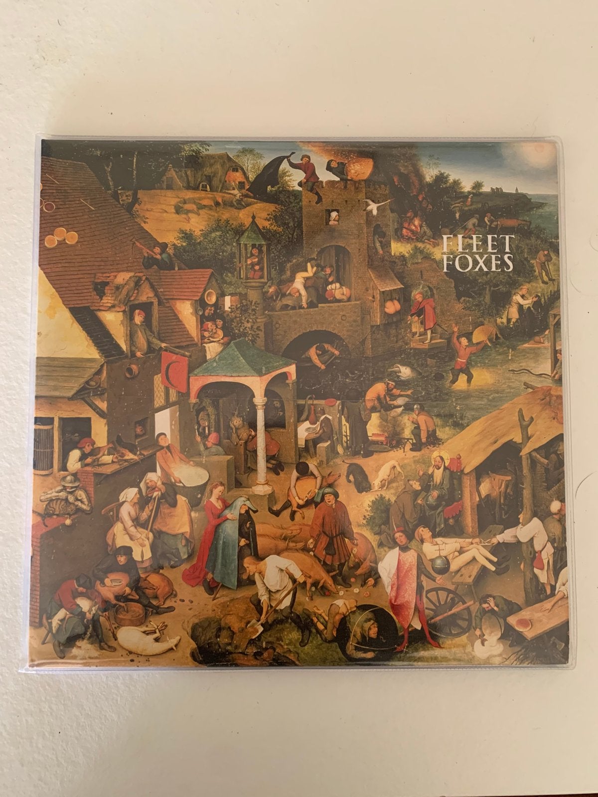 Fleet foxes 2lp groen vinyl, Ophalen of Verzenden, Zo goed als nieuw, Colored vinyl, Dubbel-LP