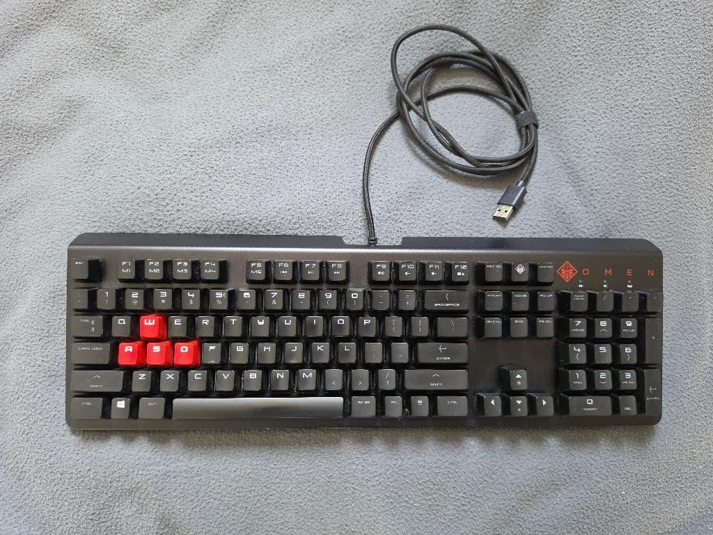 HP OMEN Gaming Keyboard Model HSA‑L001K, Gebruikt, HP Omen, Logitech, Ophalen of Verzenden, Qwerty