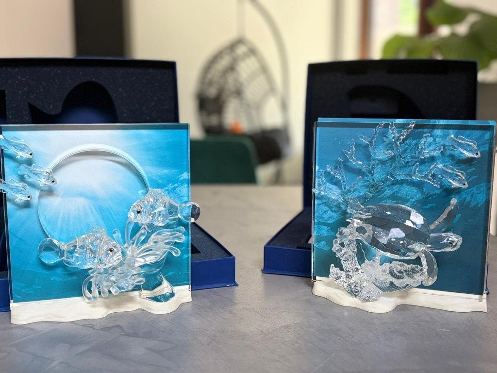 Swarovski “Wonders of the Sea” beeldjes te koop, Verzamelen, Swarovski, Ophalen of Verzenden, Zo goed als nieuw, Figuurtje