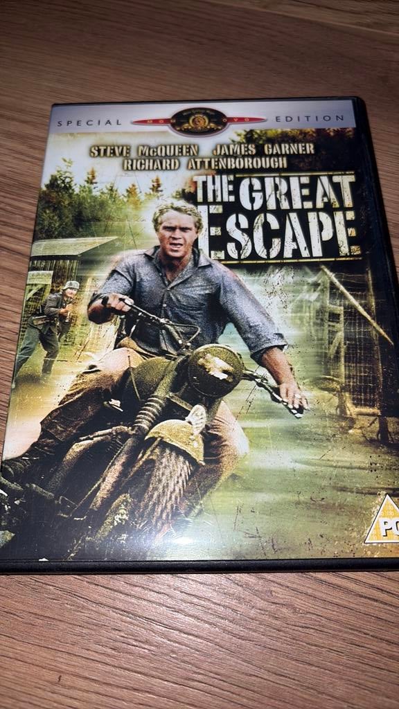 The Great Escape met Steve McQueen. Engels ondertiteld., Cd's en Dvd's, Dvd's | Klassiekers, 1960 tot 1980, Vanaf 16 jaar, Ophalen of Verzenden