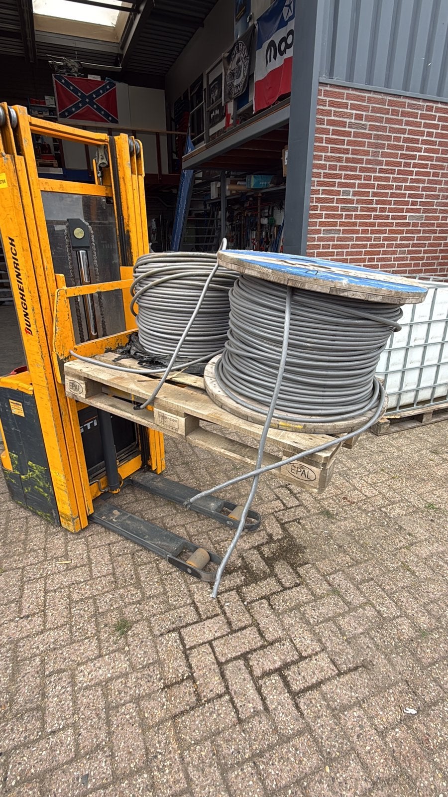 400M 4x2.5mm2 grondkabel Draka YMVKas, Doe-het-zelf en Verbouw, Elektra en Kabels, Ophalen, Nieuw, Kabel of Snoer