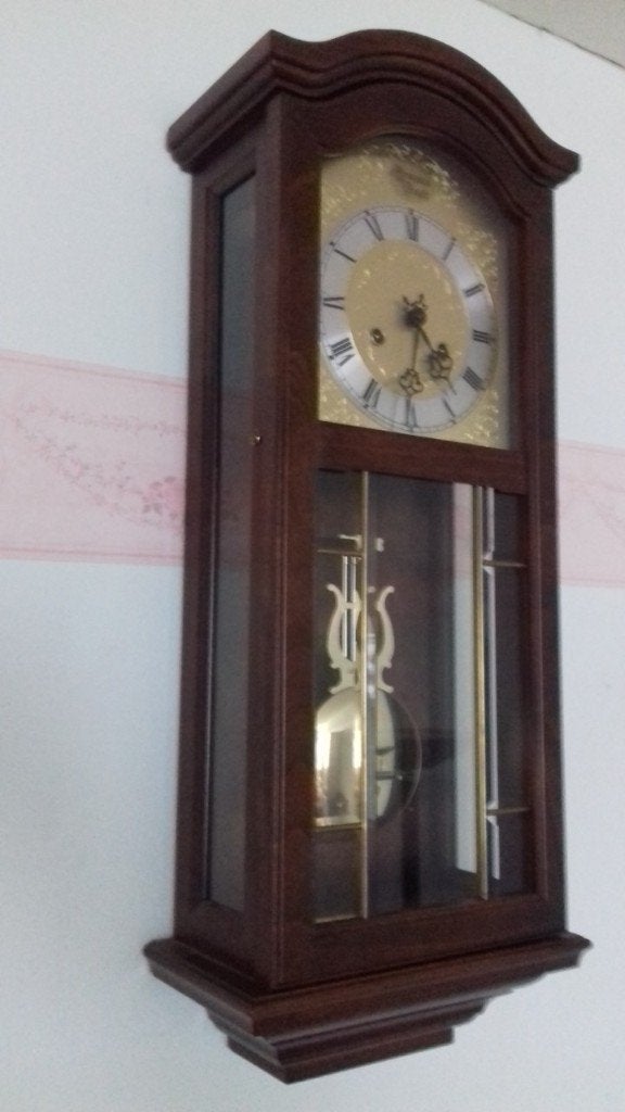 Tempus Fugit wandklok, Ophalen of Verzenden, Zo goed als nieuw, Analoog, Wandklok