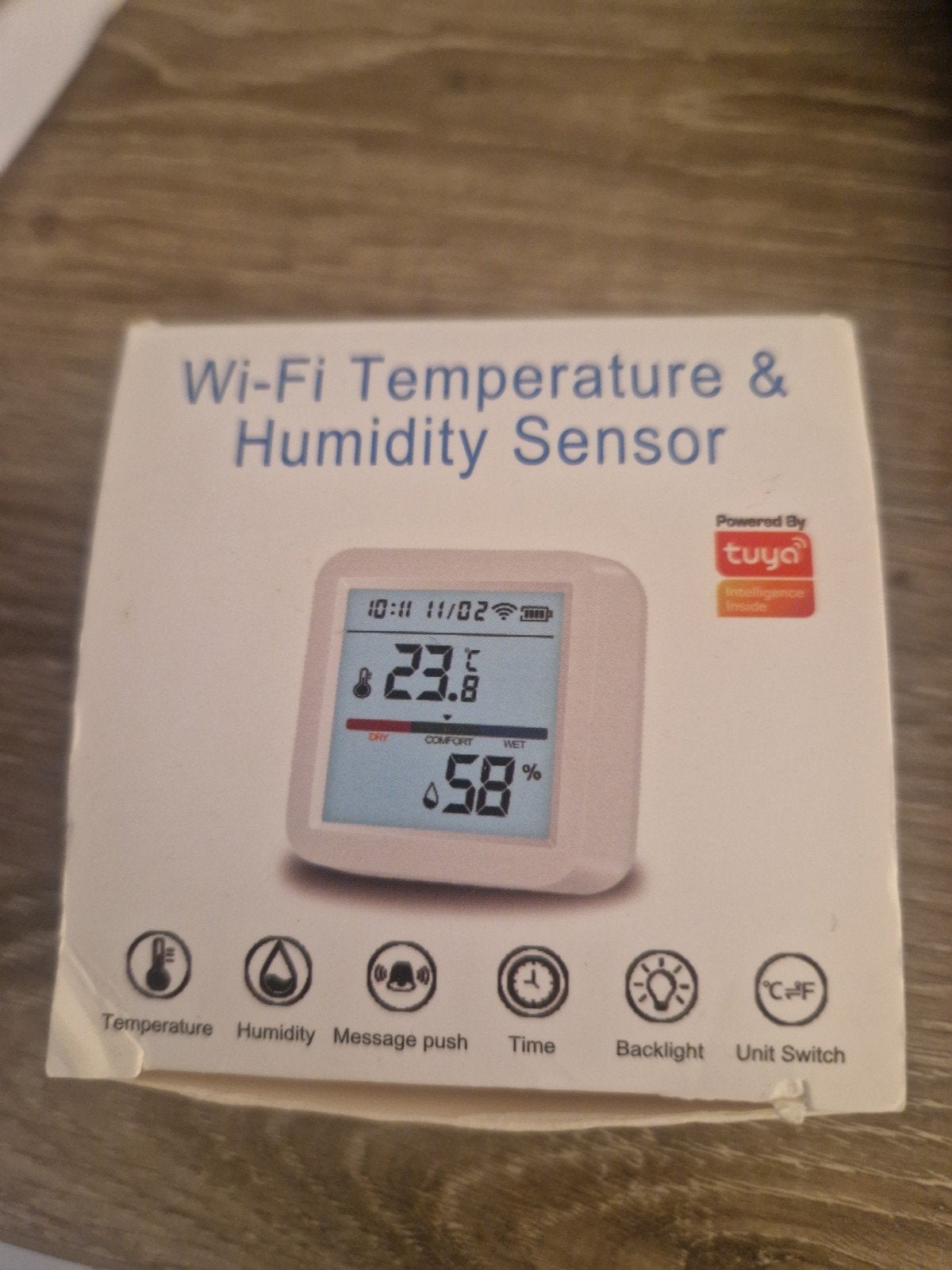 Nieuwe Wi-Fi Temperatuur & Vochtigheid Sensor Tuya, Ophalen, Nieuw