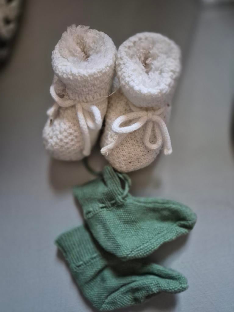 Newborn slofjes en schoentjes, Ophalen of Verzenden, Gebruikt, Jongetje of Meisje, Slofjes