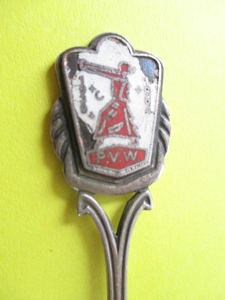 Lepeltje met PVW-embleem, Verzenden, Gebruikt