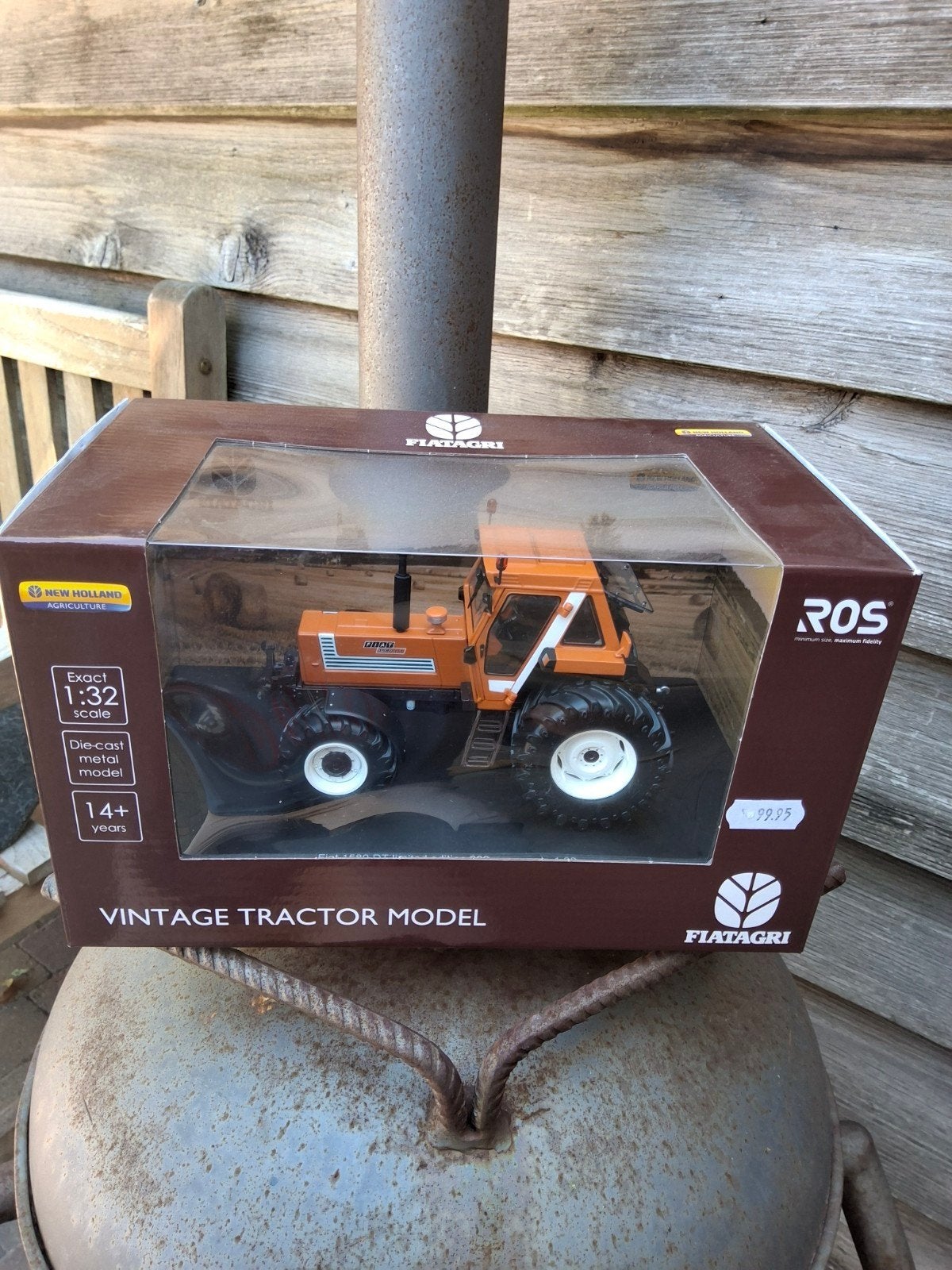 Fiatagri Fiat 1580 DT Vintage Tractor Model 1:32, ROS, Onbekend, Nieuw, Ophalen of Verzenden