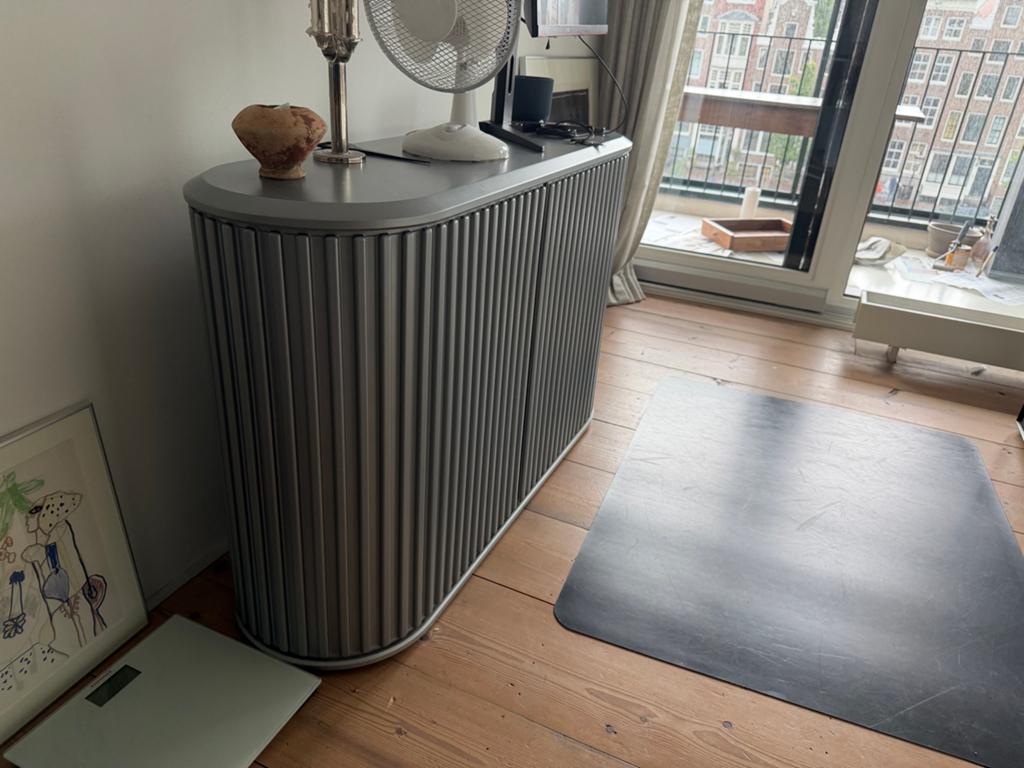 Pastoe de Amsterdammer  /kast met rolluikdeuren, Met plank(en), Gebruikt, 100 tot 150 cm, Ophalen of Verzenden