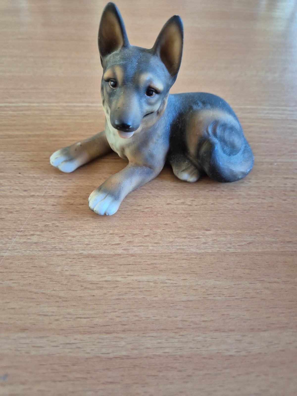 Keramisch hondje herdershond Alsatian, Ophalen of Verzenden