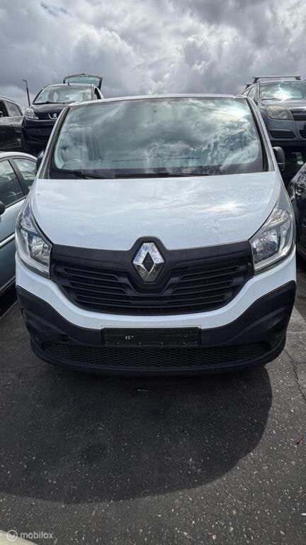 Voorbumper wit Renault Trafic bestel II ('14-'21), Ophalen, Gebruikt, Bumper, Renault