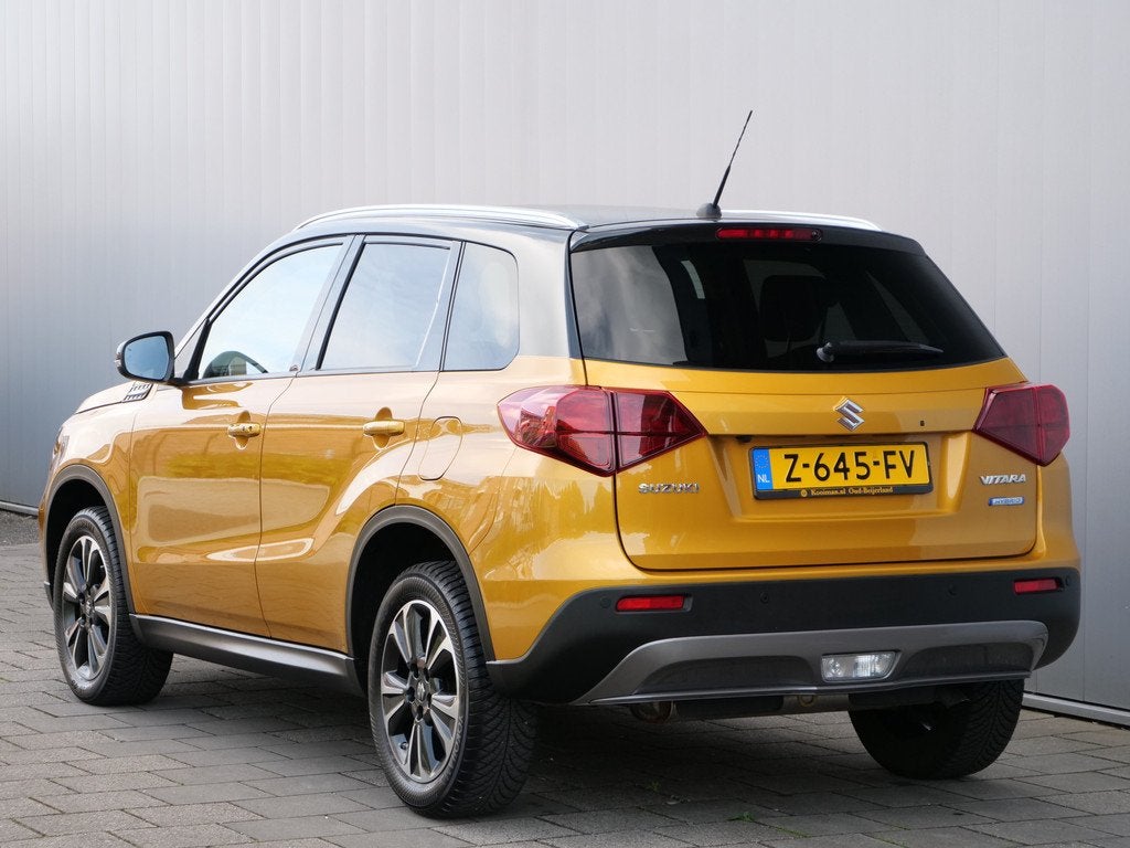 Suzuki Vitara 1.4 Boosterjet Style Smart Hybrid 130Pk Camera, Auto's, Suzuki, Gebruikt, 4 cilinders, Leder en Stof, 49 €/maand