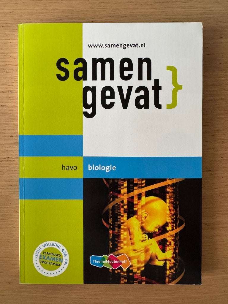 Examenbundel Samen gevat Biologie HAVO, Boeken, Ophalen, Zo goed als nieuw, HAVO, Biologie