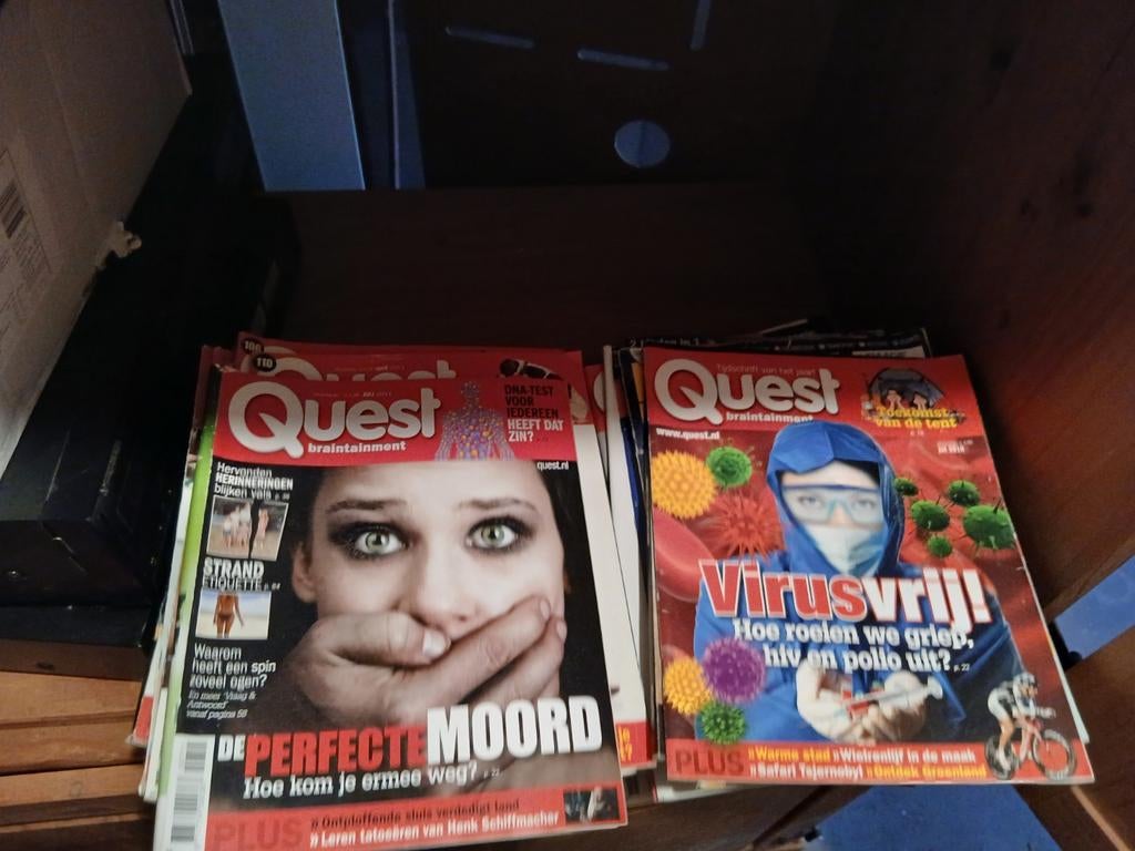Serie quest (tijdschriften )c a 40 stuks ), Boeken, Ophalen of Verzenden, Wetenschap en Natuur